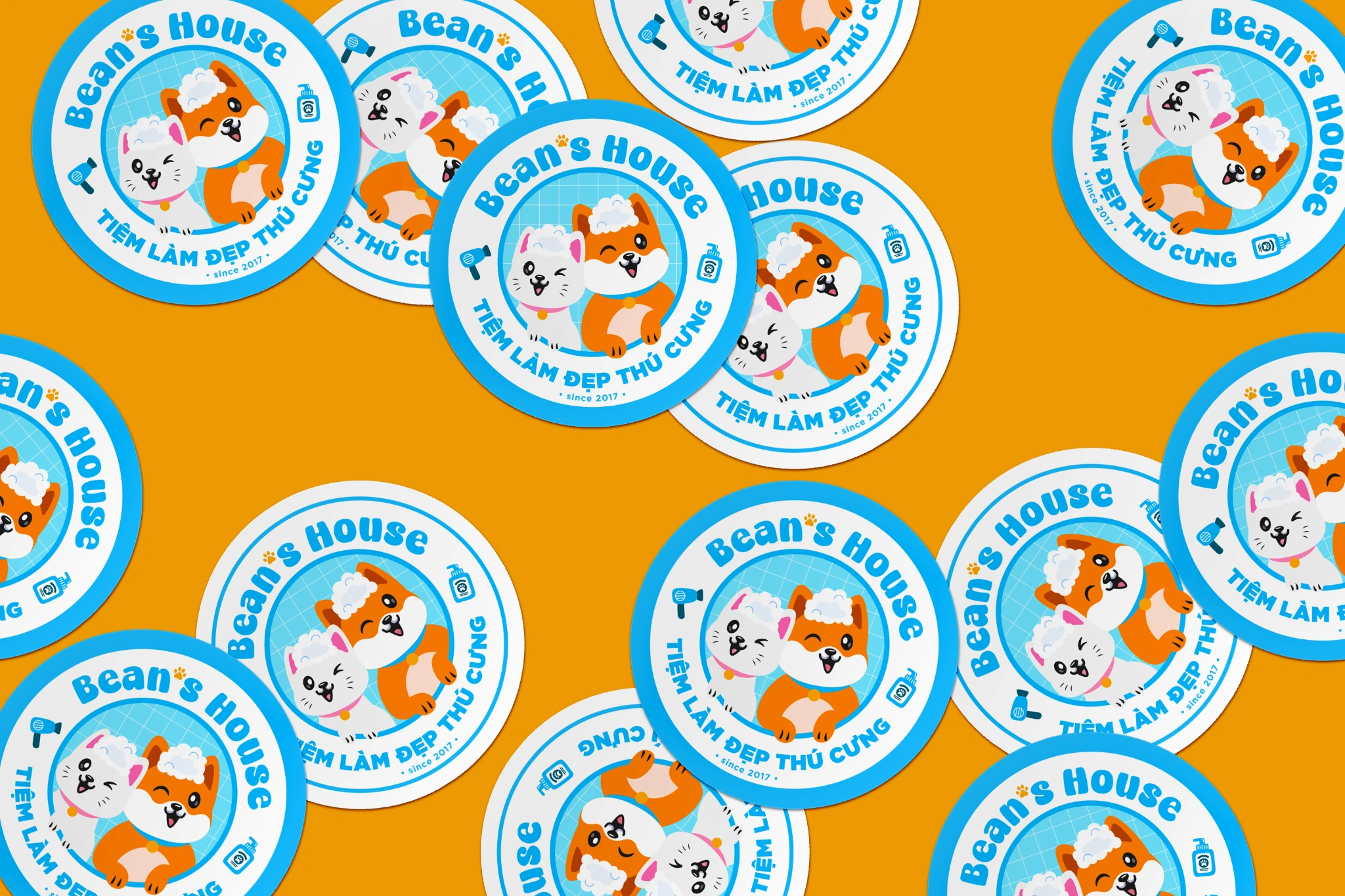 Sticker và hình ảnh thương hiệu