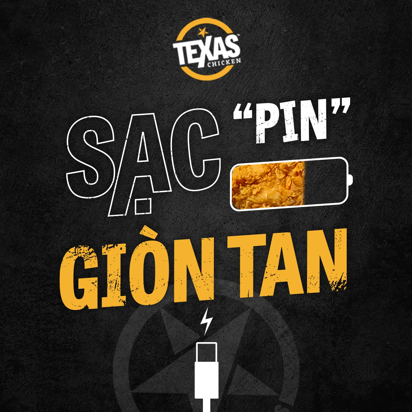 Sạc “pin” giòn tan
